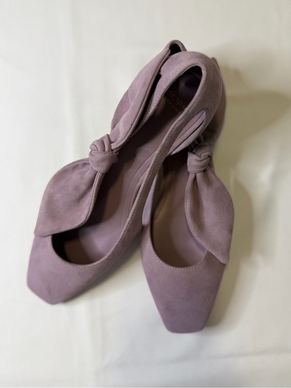 kate spade bunnie flats, purple